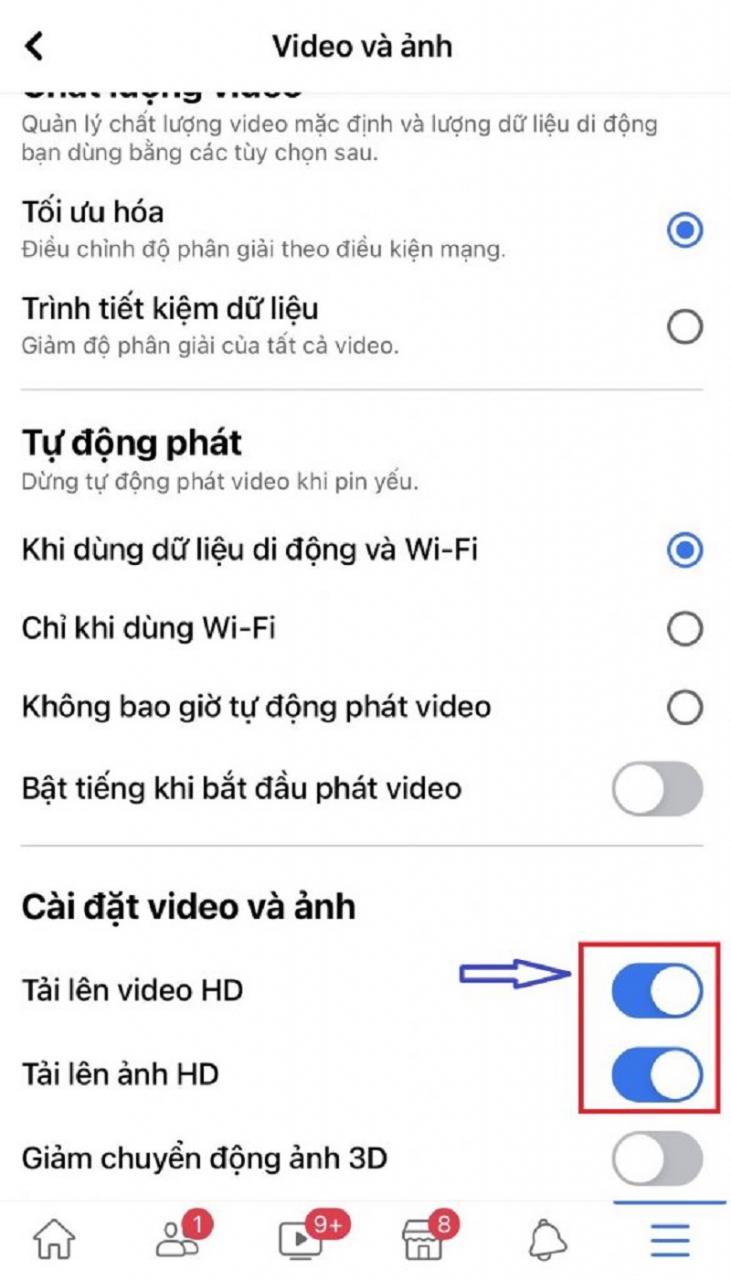 Cách đăng ảnh và video lên facebook ko bị mờ