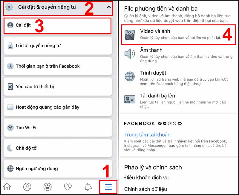 Cách đăng ảnh và video lên facebook ko bị mờ