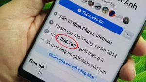 cách bật hiển thị người theo dõi trên facebook