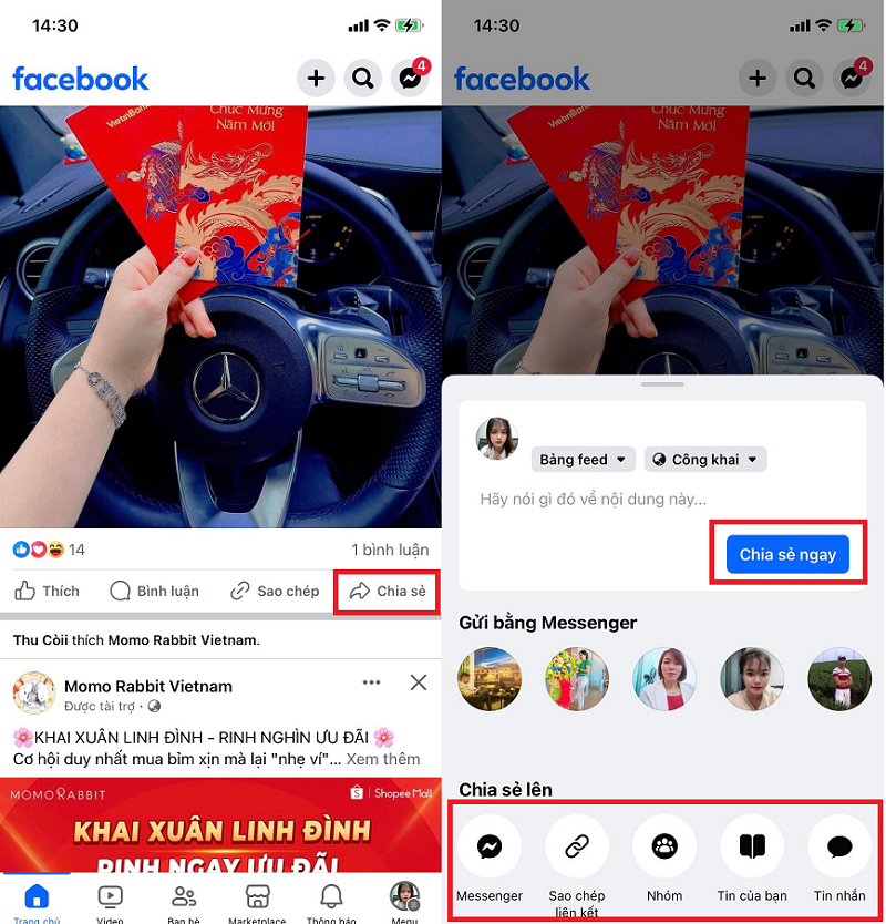 Tìm hiểu về nút share trong facebook