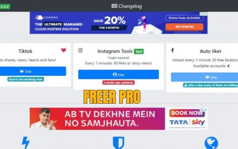 tang tim tiktok mien phi Freer Pro