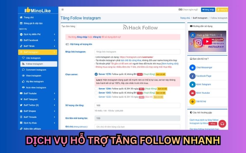 dung dich vu tang follow ig